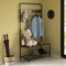 Basicwise Vintage Brown Coat Rack Hall Tree with Storage for Entryway With 10 Hooks and Storage QI004377 - alternate 2